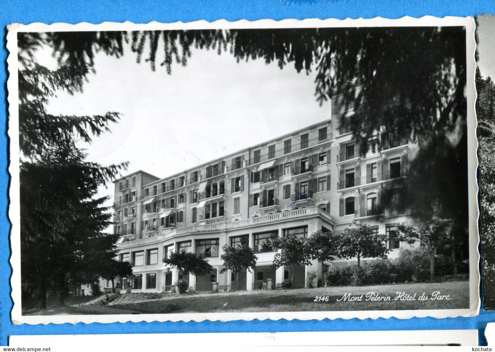 Val233, Mont Pélerin, Chardonne Près Vevey, Hôtel Du Parc, 2146, Mme Wolf, Circulée 1947 - Chardonne