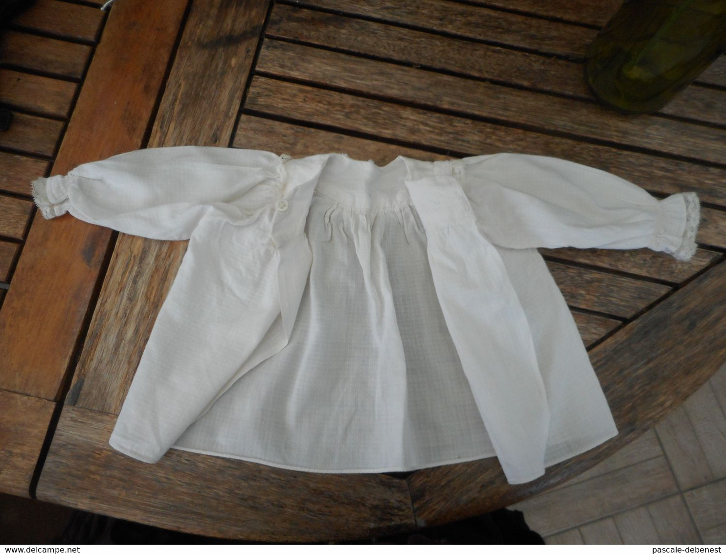 Ancienne Blouse Blanche Naissance - 1940-1970