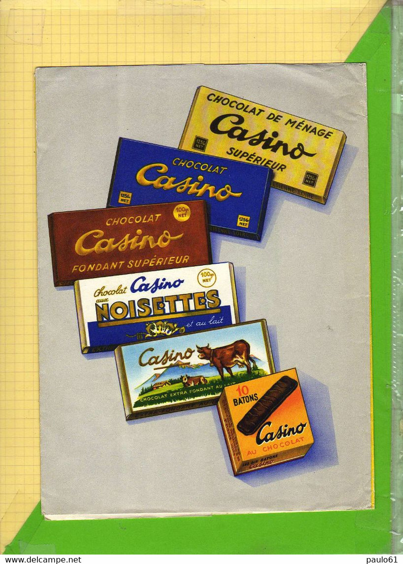 Protege Cahier : Chocolat CASINO - Protège-cahiers