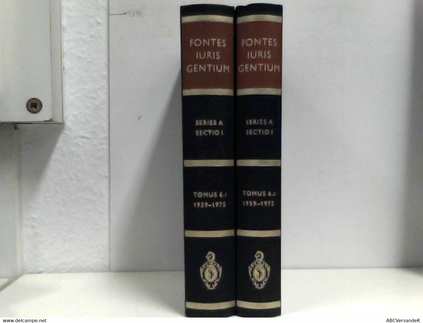 1959 - 1975 (Fontes Iuris Gentium) Serie A Sektion 1 (2 Bände) - Recht