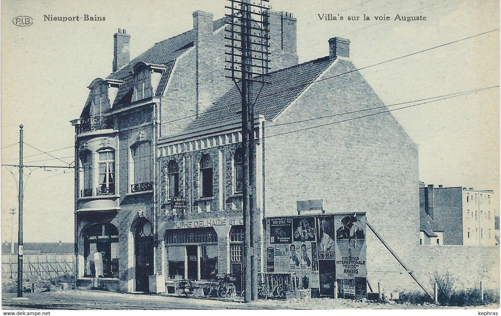 NIEUPORT-BAINS ; Villa Sur La Voie Auguste - RARE VARIANTE - Nieuwpoort