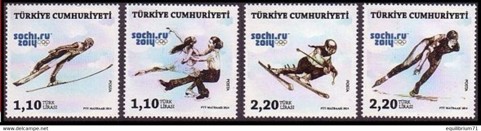 Turquie/Turkije /Truthahn / Turkey** - Jeux Olympiques D'hiver Sotchi /Olympische Winterspelen Sochi - Winter 2014: Sochi