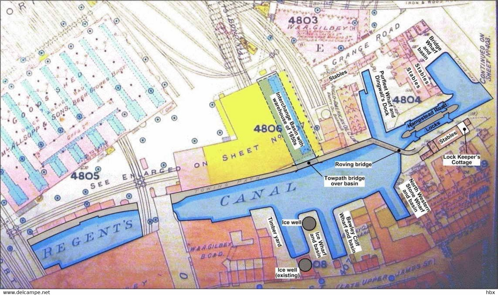 UK: The Regent's Canal & Dock Company - 1916 - Navigation