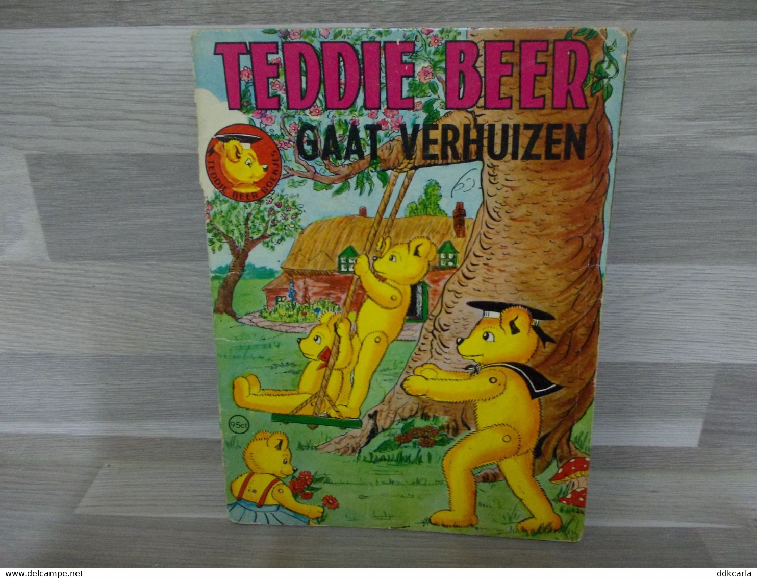 Boek - Kinderboekje Oud - Teddie Beer Gaat Verhuizen - Teddie Beer Boekjes - Oud