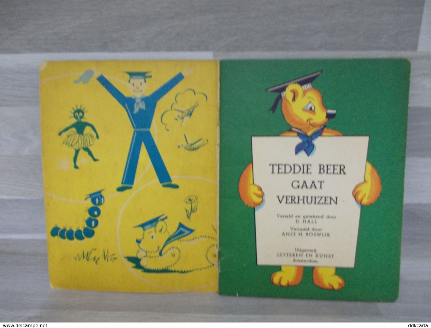 Boek - Kinderboekje Oud - Teddie Beer Gaat Verhuizen - Teddie Beer Boekjes - Oud