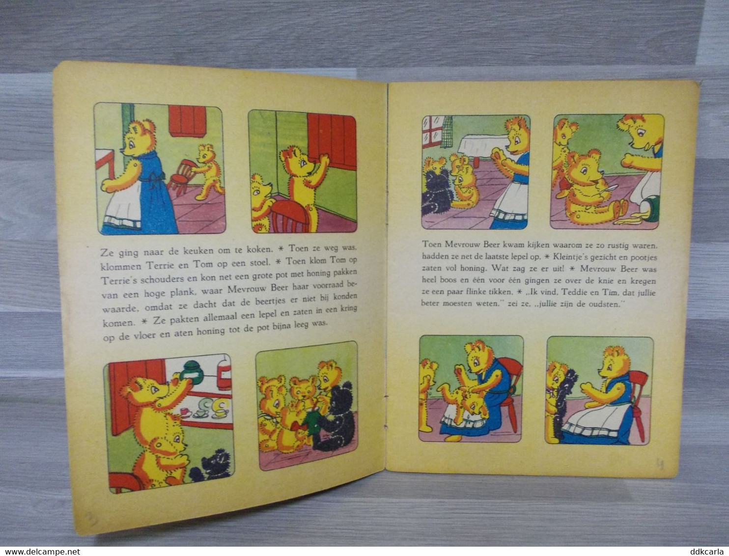 Boek - Kinderboekje Oud - Teddie Beer Gaat Verhuizen - Teddie Beer Boekjes - Oud