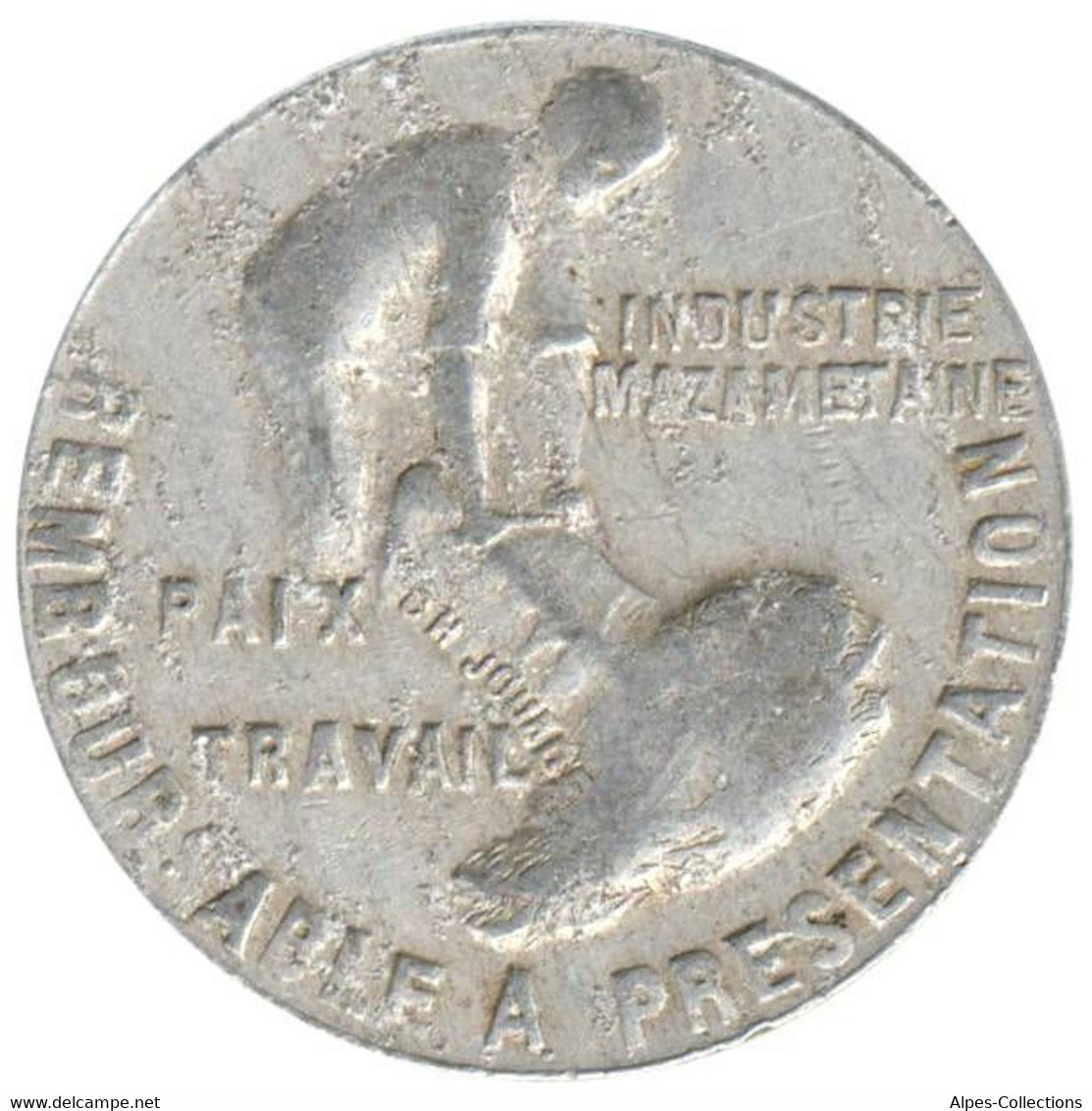 MAZAMET - 04.03 - Monnaie De Nécessité - 25 Centimes 1922 - Alquier Frères - Monétaires / De Nécessité