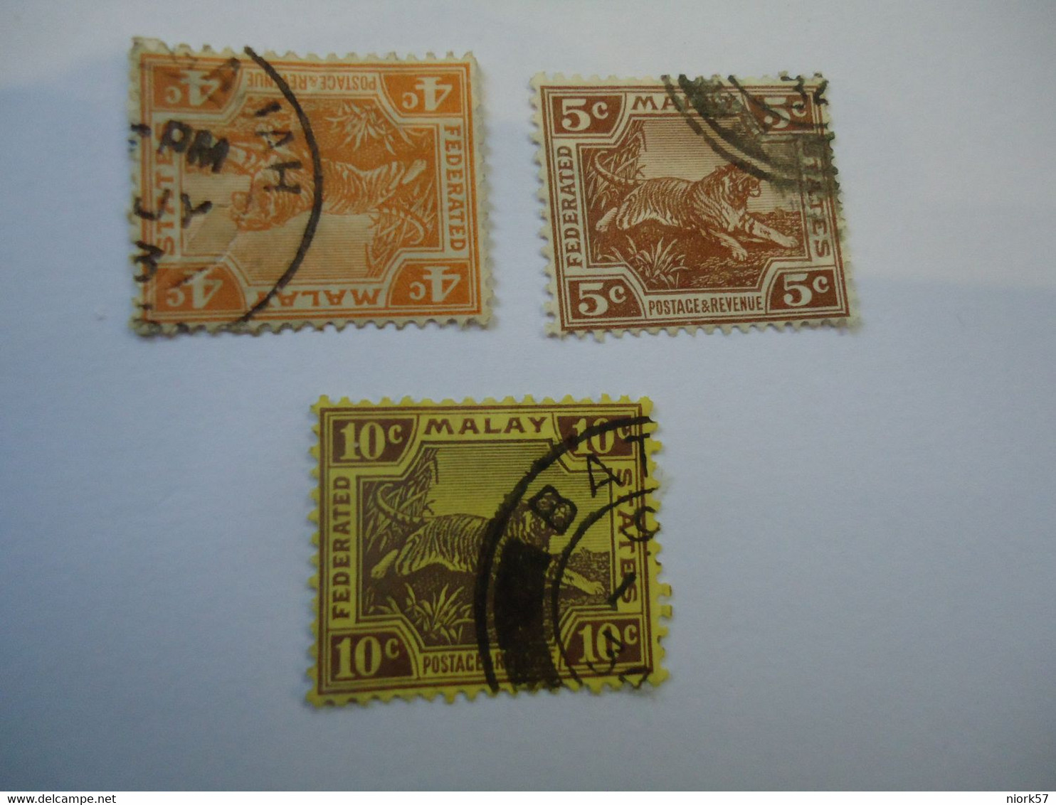 MALAY  MALAYSIA  USED STAMPS    ANIMALS - Malayan Postal Union