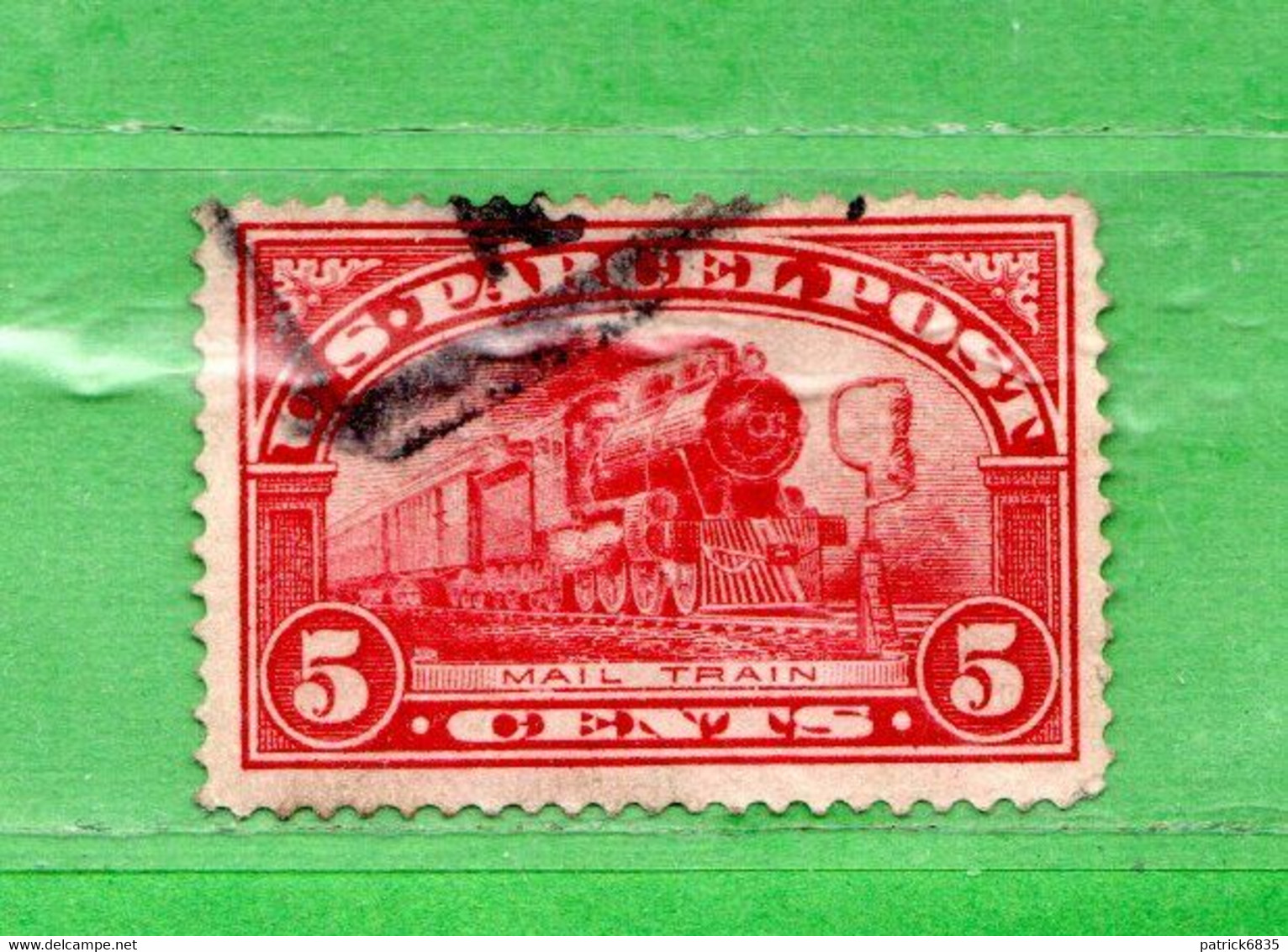 (Us.2) Stati Uniti ° - 1912 PARCEL POST PACCHI POSTALI MAIL TRAIN 5c. Yvert 5.  USATO - Parcel Post & Special Handling