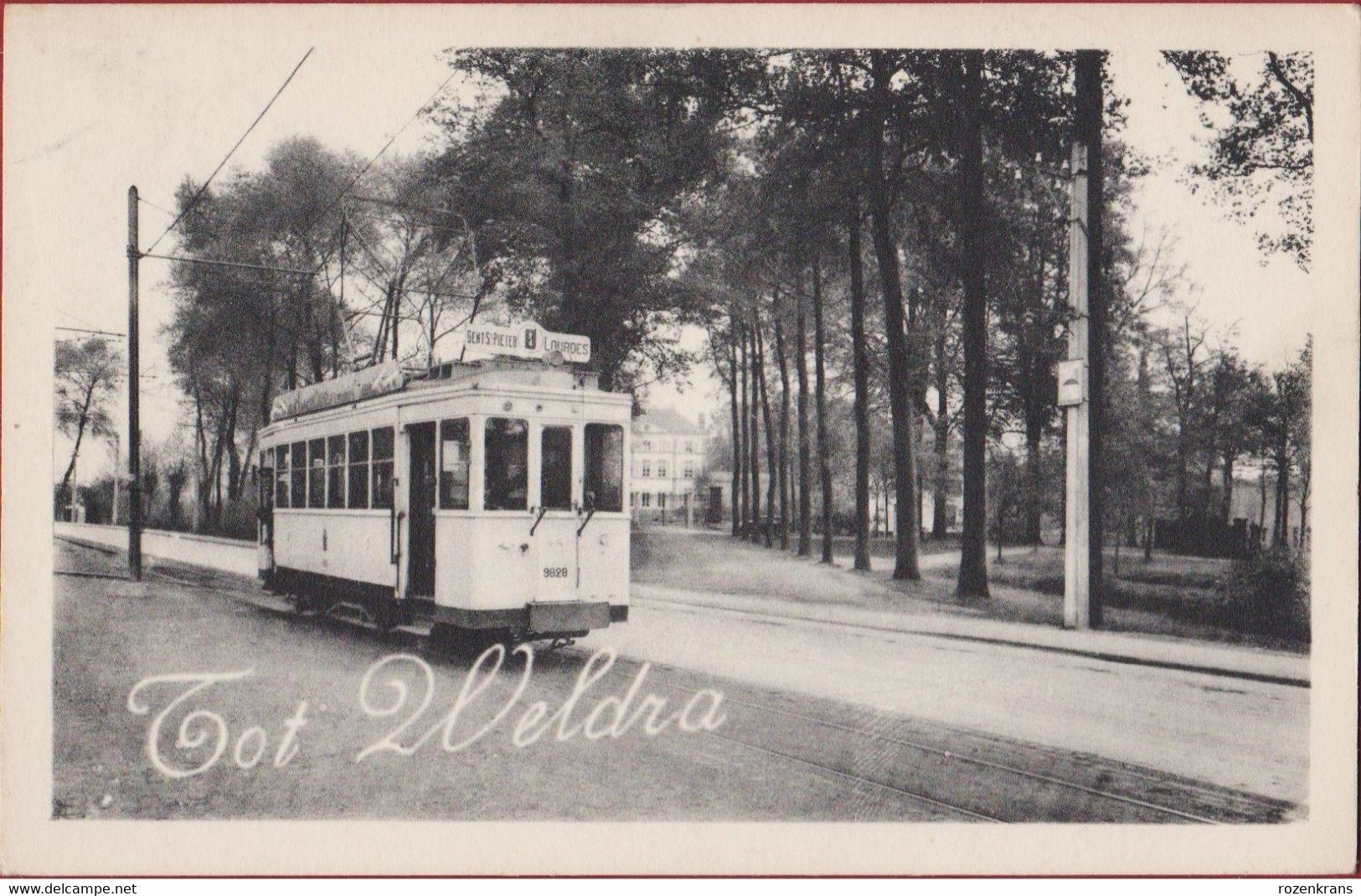 TRAM Oostakker Ligne Lijn Gent St Pieter-Lourdes Tramway - Gent