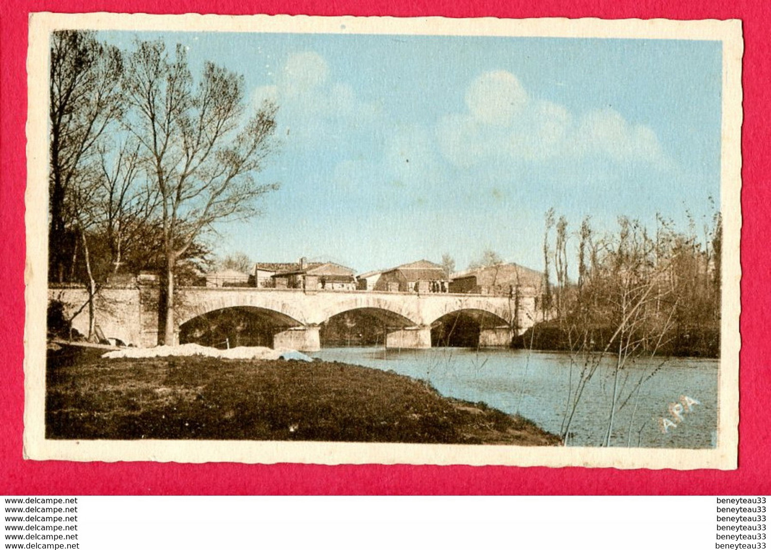 CPA (Réf : Y564) 2.  LABRUGUIÈRE (81 TARN) Pont Sur Le Thorel (animée) - Labruguière