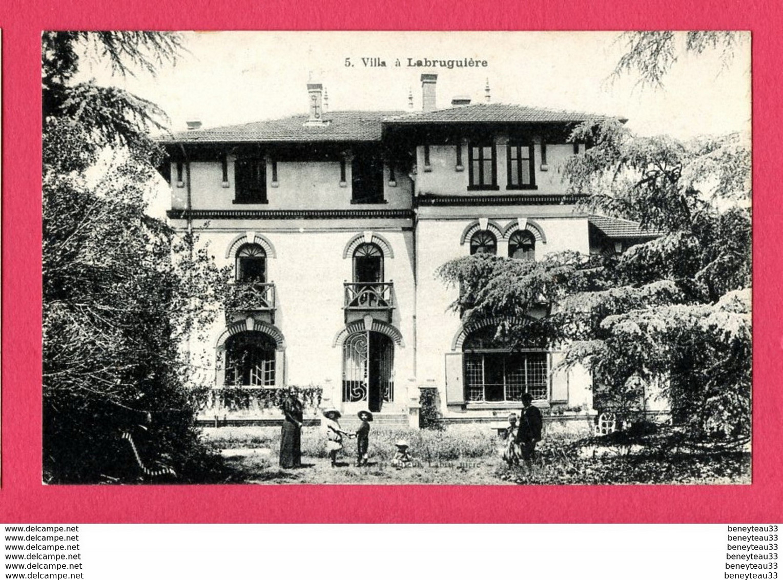 CPA (Réf : Y557)  5. Villa à LABRUGUIÈRE (81 TARN)  (animée) - Labruguière