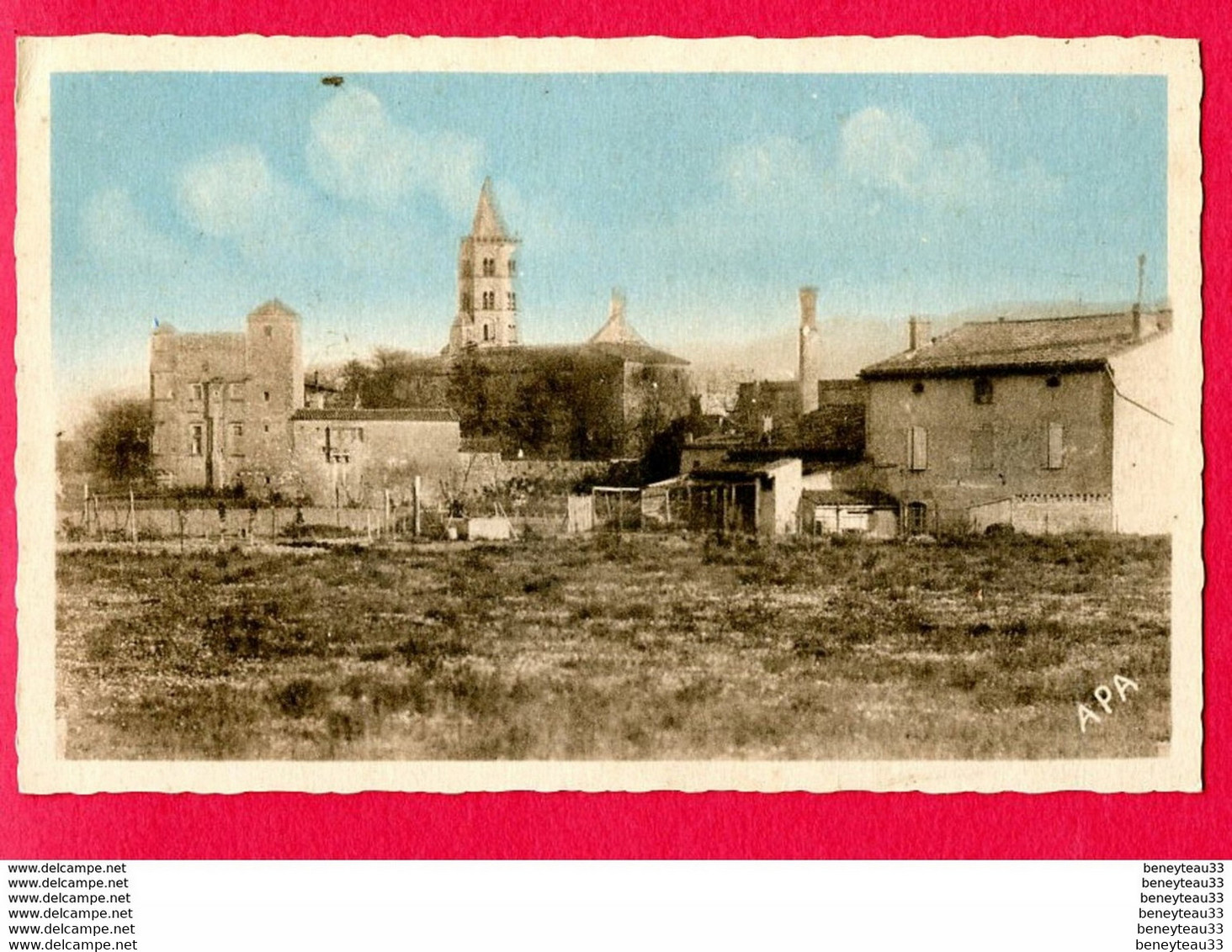 CPSM Petit Modèle (Réf : Y548) 3. LABRUGUIÈRE (81 TARN) L'Église Et  Le Château - Labruguière