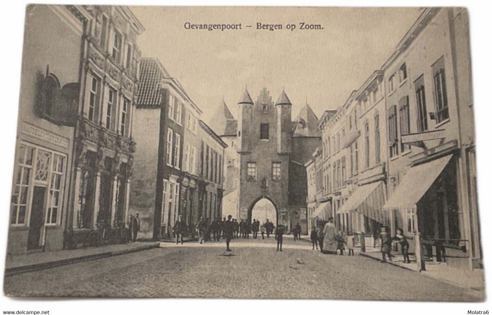 #1050 - Gevangenpoort, Bergen Op Zoom 1915 (NB) - Bergen Op Zoom