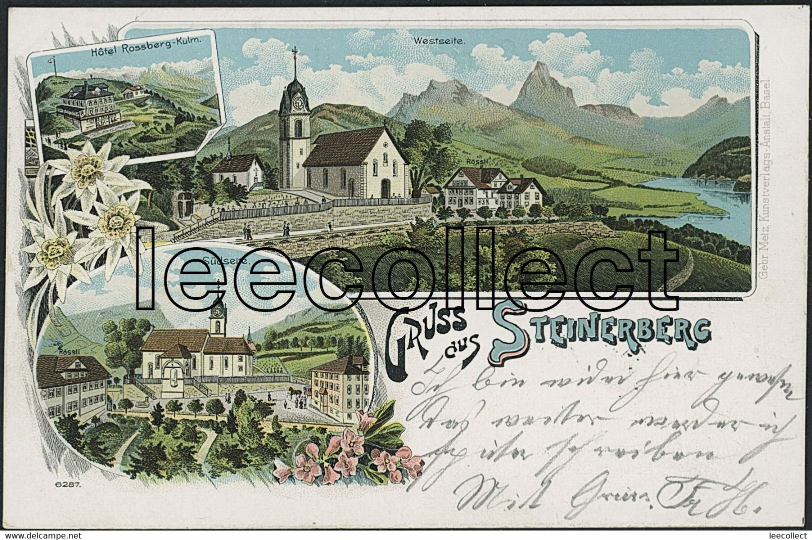 Suisse - SZ Steinerberg - Litho - Steinerberg