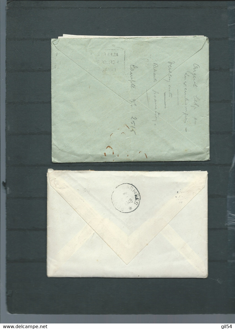 Lot De 12 Documents Majorite Affranchis Par Type Gandon     Bb 171 - 1945-54 Marianne De Gandon