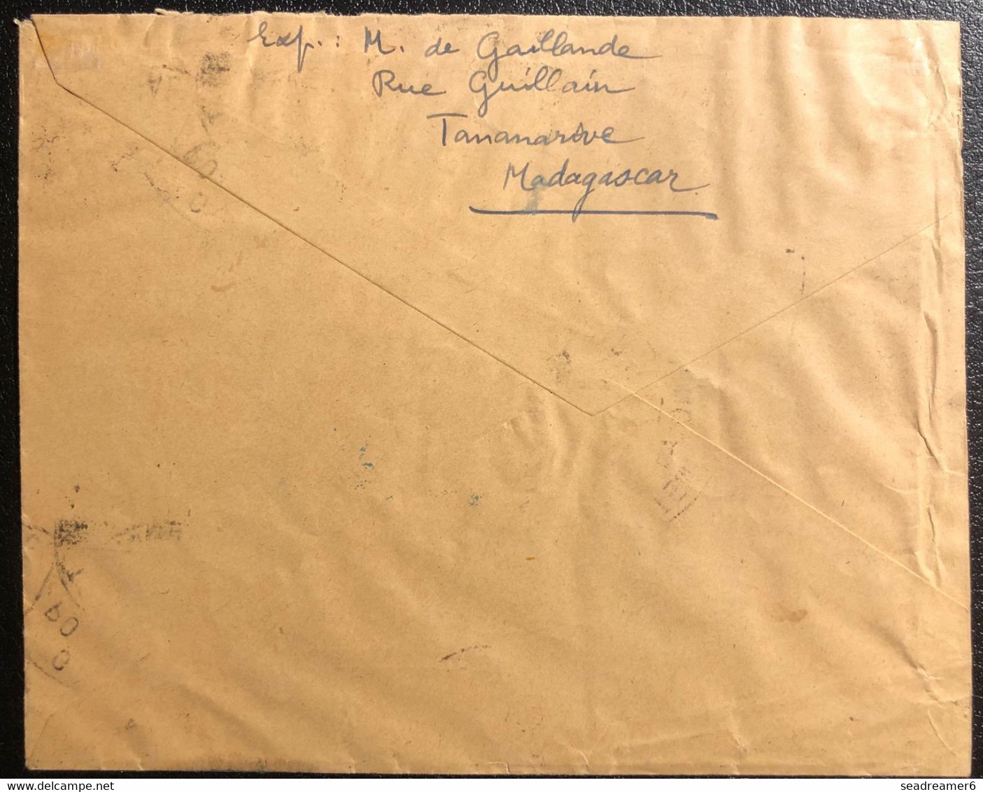 MADAGASCAR Lettre Par Avion N°152 & 186 Oblitérés Du Dateur Modifié "gagnez Du Temps / Postez Par Avion" Pour Paris - Covers & Documents