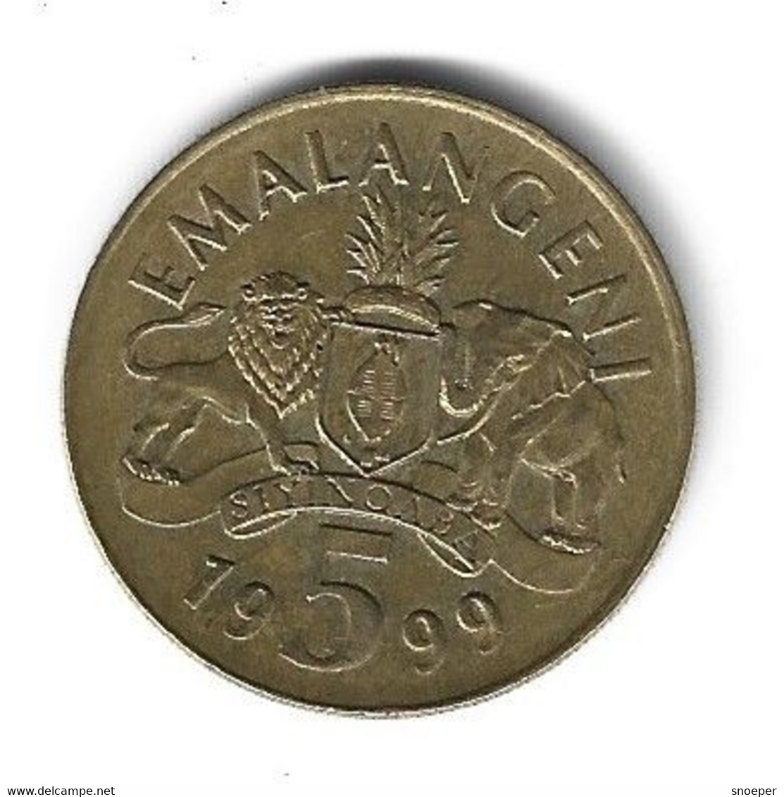 *swaziland  5 Emalangeni 1999  Km 47  Unc - Swasiland