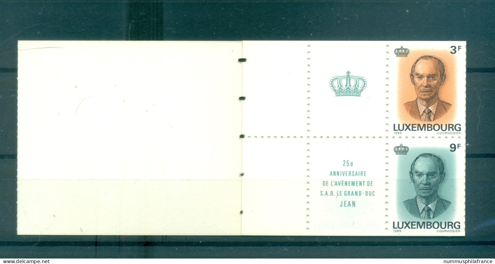 Luxembourg 1989 - Y & T Carnet N. C1175 - Grand-Duc Jean (Michel Carnet N. MH 2) - Booklets