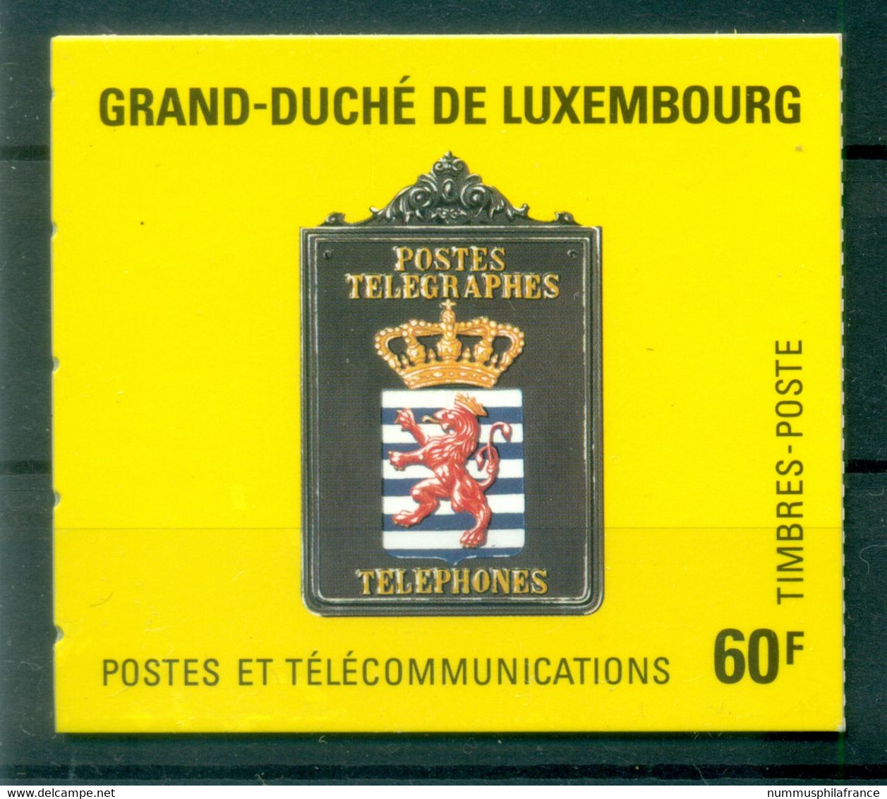 Luxembourg 1991 - Y & T Carnet N. C1232 - Postes Et Téléphones (Michel Carnet N. MH 3) - Libretti