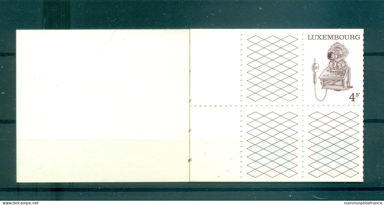 Luxembourg 1991 - Y & T Carnet N. C1232 - Postes Et Téléphones (Michel Carnet N. MH 3) - Booklets