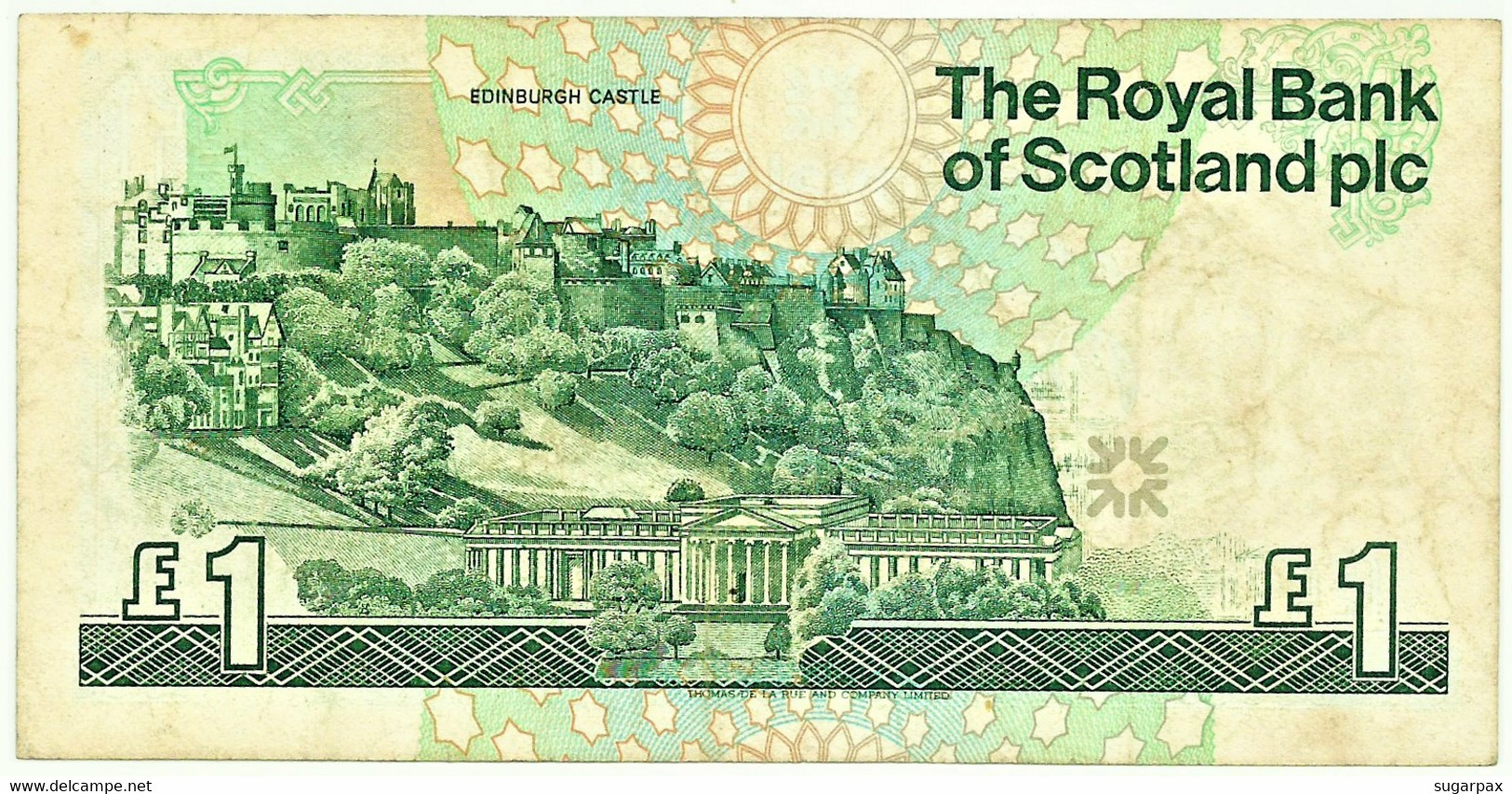 Scotland - 1 Pound - 13 December 1988 - Pick 351.a - ( 128 X 65 ) Mm - The Royal Bank Of Scotland PLC - 1 Pound