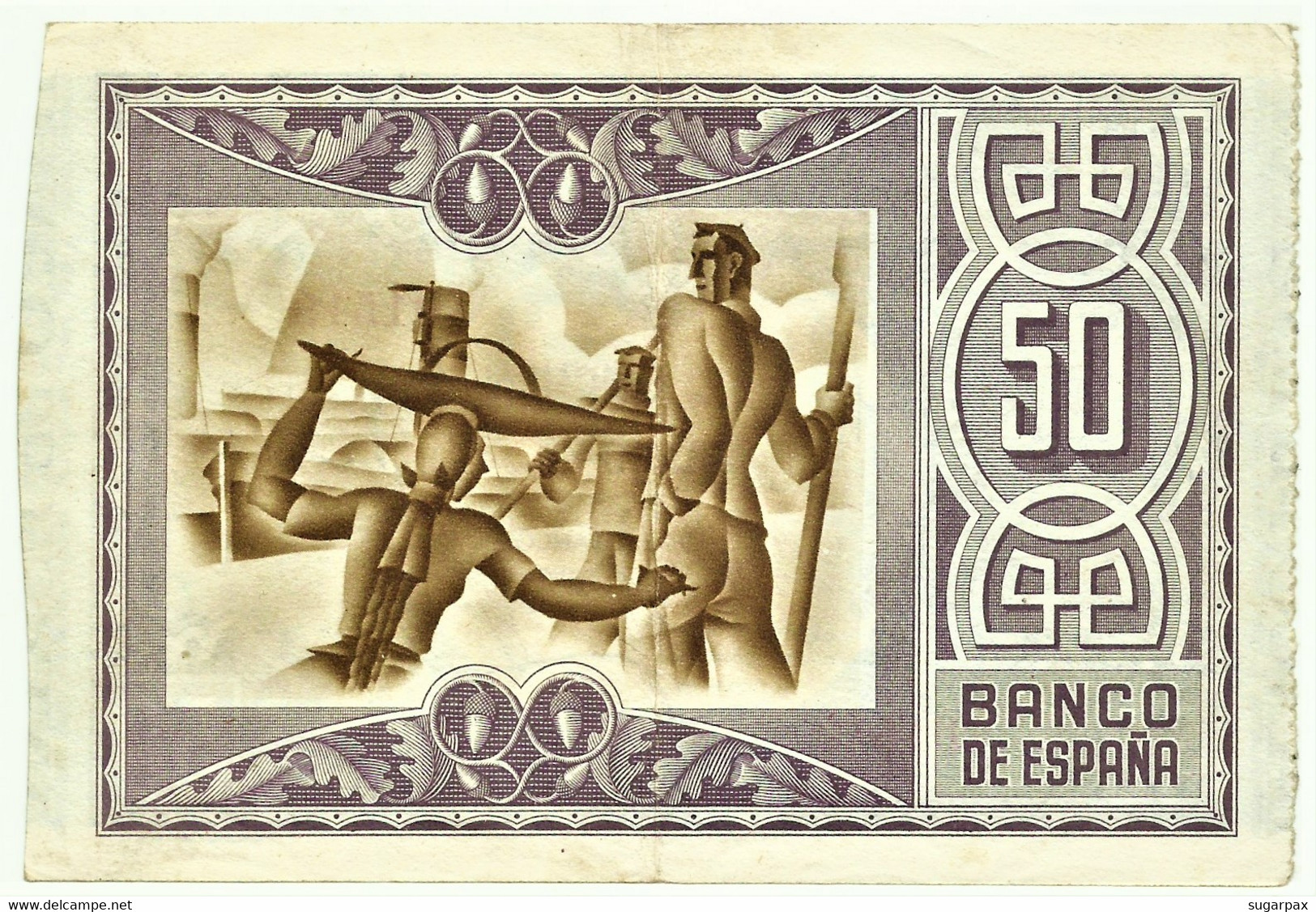 ESPAÑA - 50 Pesetas - 01.01.1937 - Pick S 564.a - Banco De Bilbao - GUERRA CIVIL WAR - 50 Pesetas