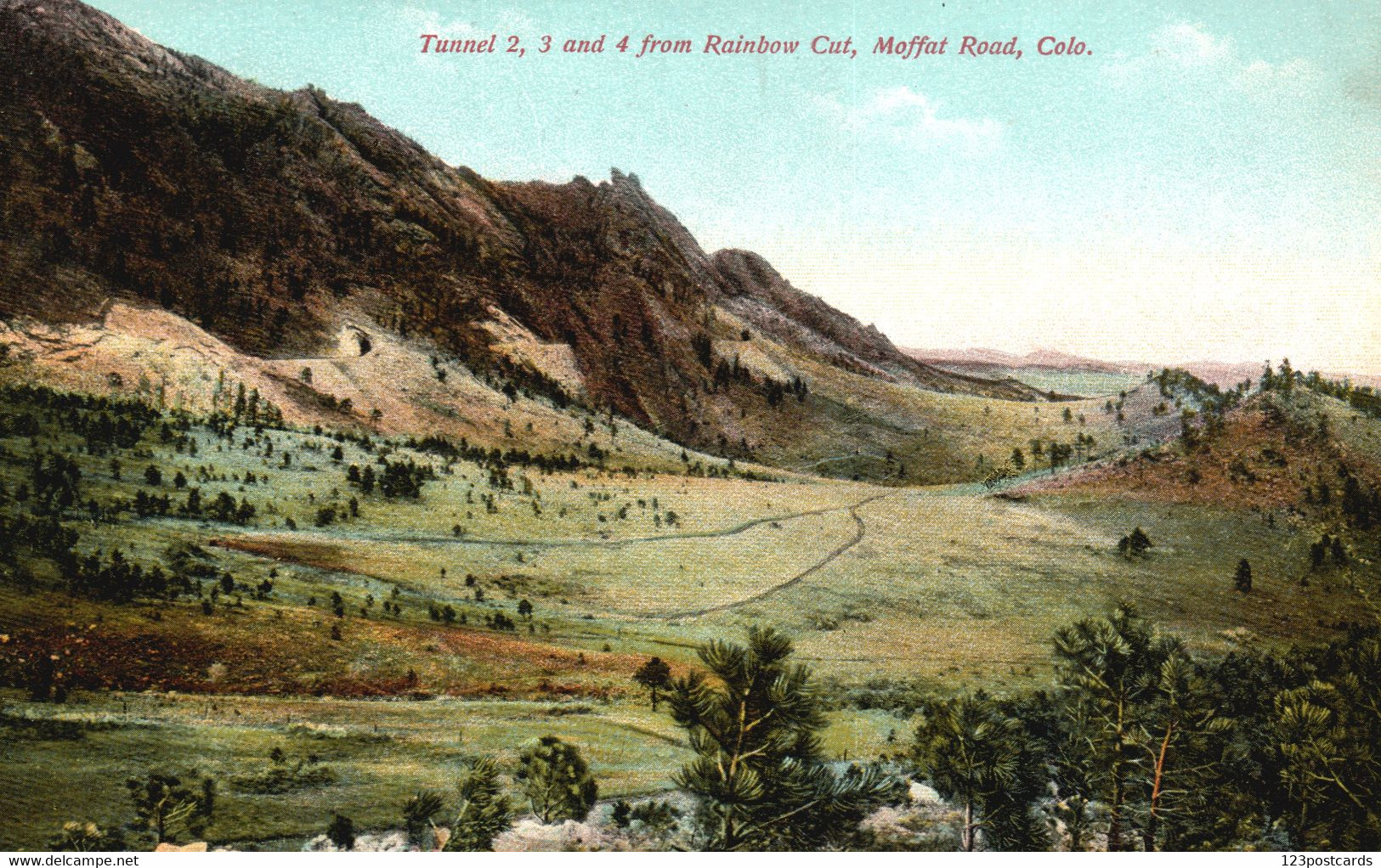 Tunnel 2, 3 And 4 From Rainbow Cut, Moffat Road, Colorado - VERY RARE! - Rocky Mountains