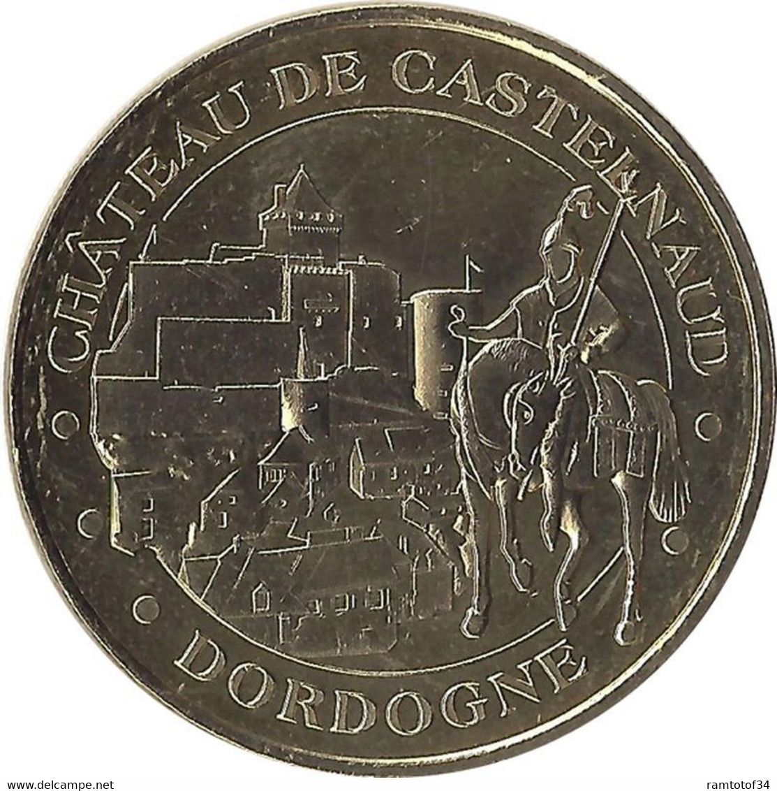 2016 MDP263 - CASTELNAUD-LA-CHAPELLE - Le Château De Castelnaud 5 (Chevalier Et Château) / MONNAIE DE PARIS - 2016