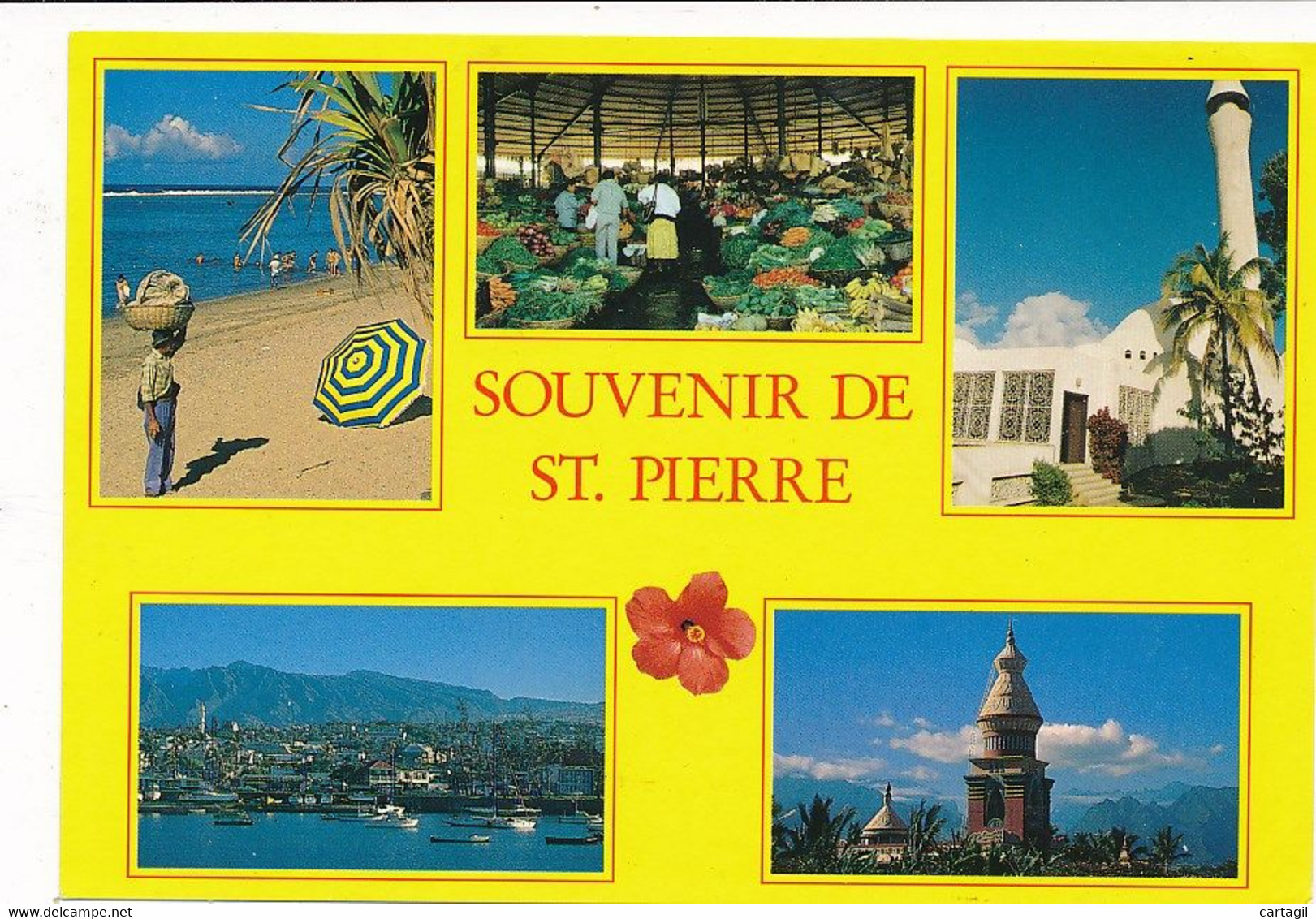 CPM GF(vues Multiples) -17791 Réunion - Str Pierre -Envoi Gratuit - Saint Pierre