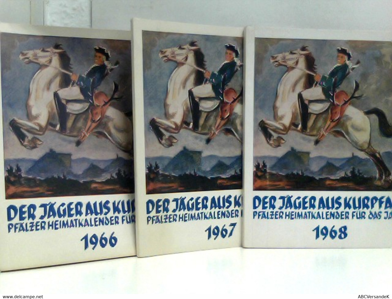 Konvolut: 3 Hefte Der Jäger Aus Kurpfalz. Volks-und Heimatkalender 1966, 1967, 1968. - Kalender