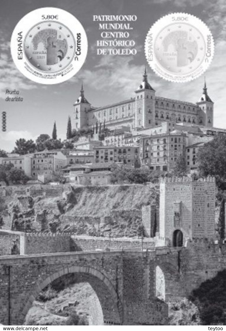 [P152] España 2021. Prueba De Artista. Centro Histórico De Toledo - Proeven & Herdrukken