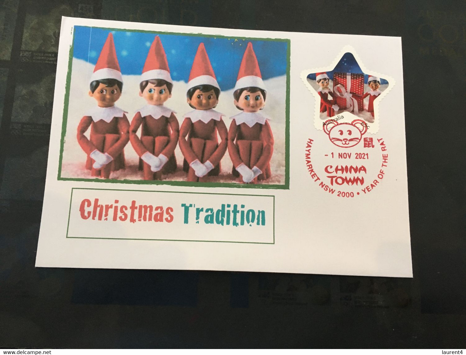 (Folder) (Large) Elf On The Shelf Christmas Presentation Pack  (with 1 Cover With Elf Stamp) - Presentation Packs