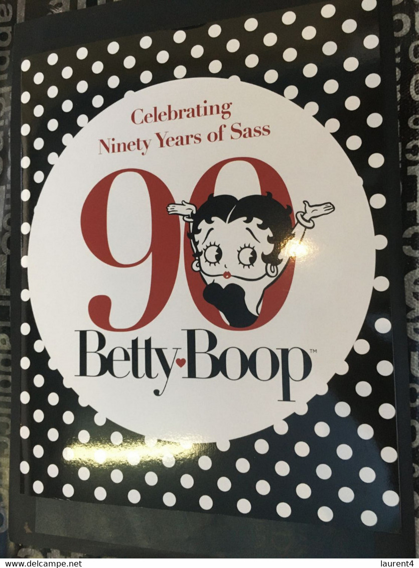 (Folder) (Large) Betty Boop 90th Presentation Pack  (with 1 Cover With Betty Boop Stamp) - Presentation Packs