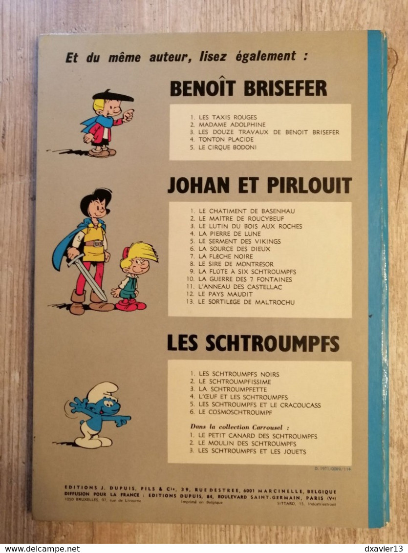 Bande Dessinée - Les Schtroumpfs 7 - L' Apprenti Schtroumpf (1971) - Schtroumpfs, Les