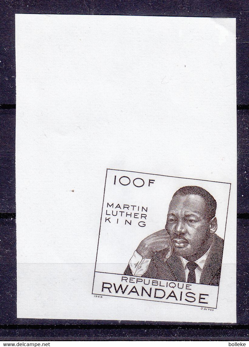 Martin Luther King - Rwanda - COB BF 12 - Essai De Couleur - - Martin Luther King