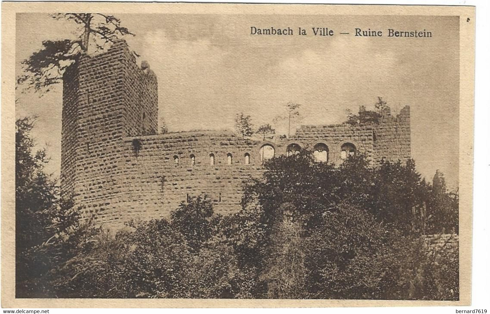 67 Dambach La Ville  -  Ruine Bernstein - Dambach-la-ville