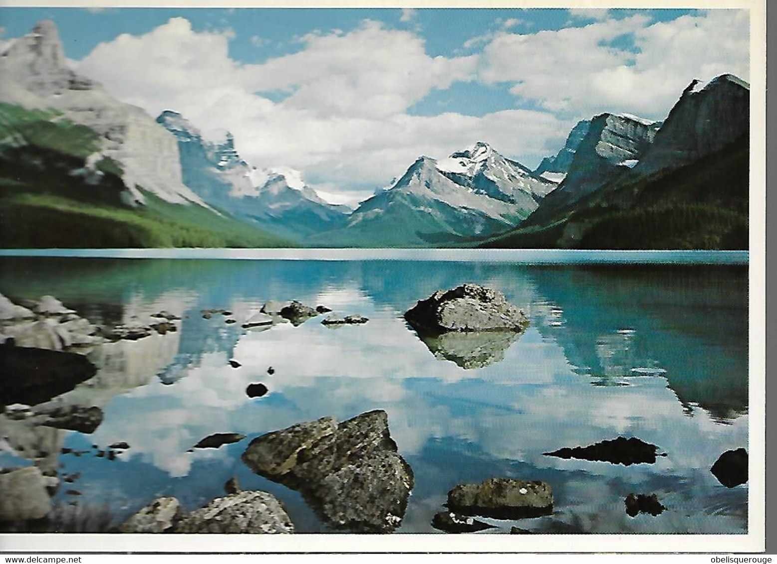 MALIGNE LAKE JASPER NATIONAL PARK ALBERTA PHOTO HARMON D EN1982 - Jasper