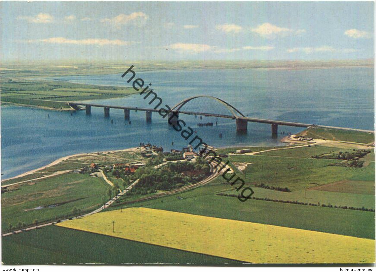 Fehmarnsund-Brücke - Luftaufnahme - AK-Grossformat - Verlag Schöning & Co. Lübeck - Fehmarn