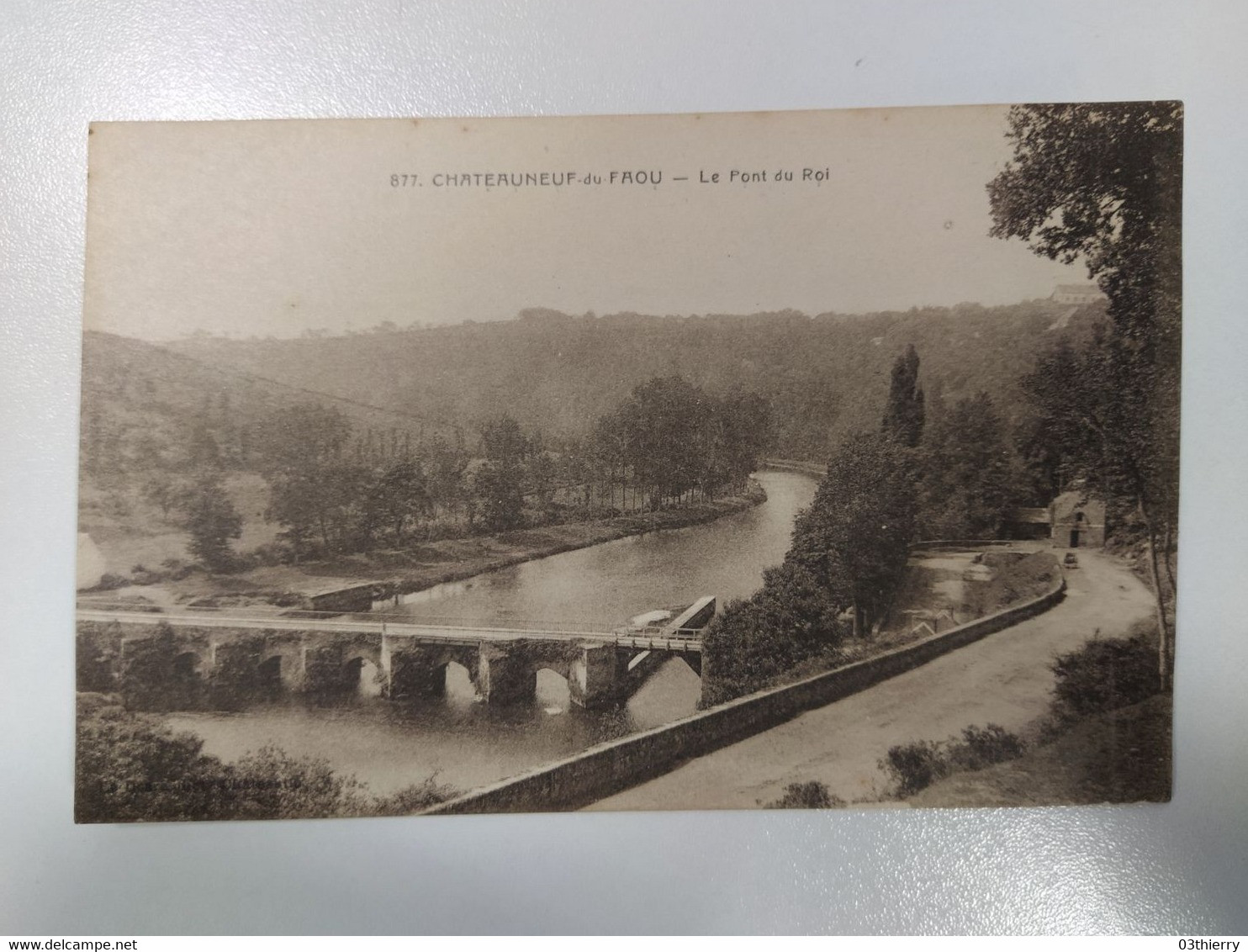 CPA 29 CHATEAUNEUF-DU-FAOU LE PONT DU ROI - Châteauneuf-du-Faou