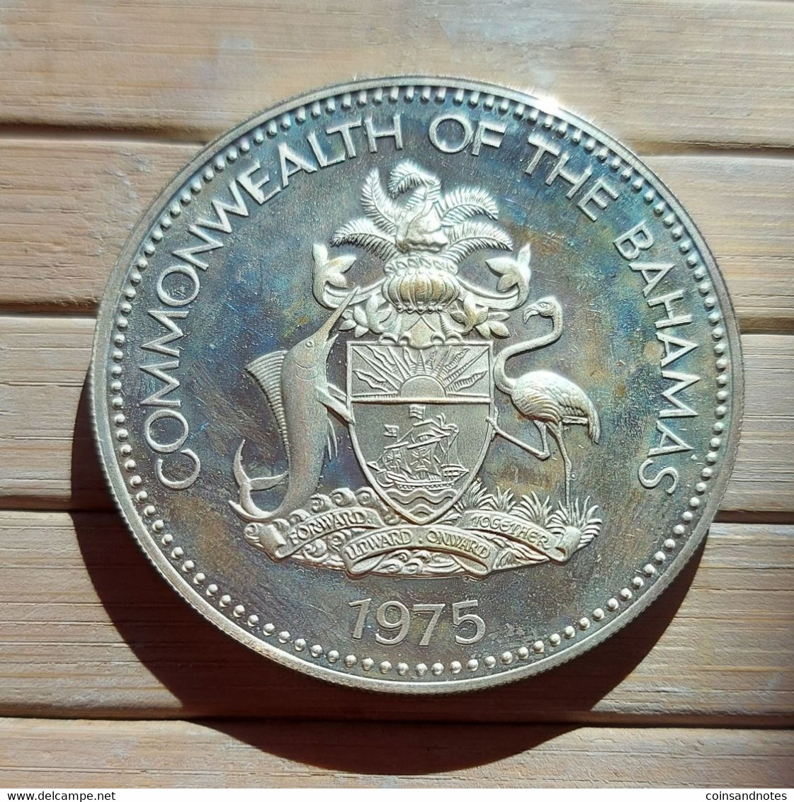 Bahamas 1975 - Ten Silver Dollars - Independence Of The Bahamas - Bahamas