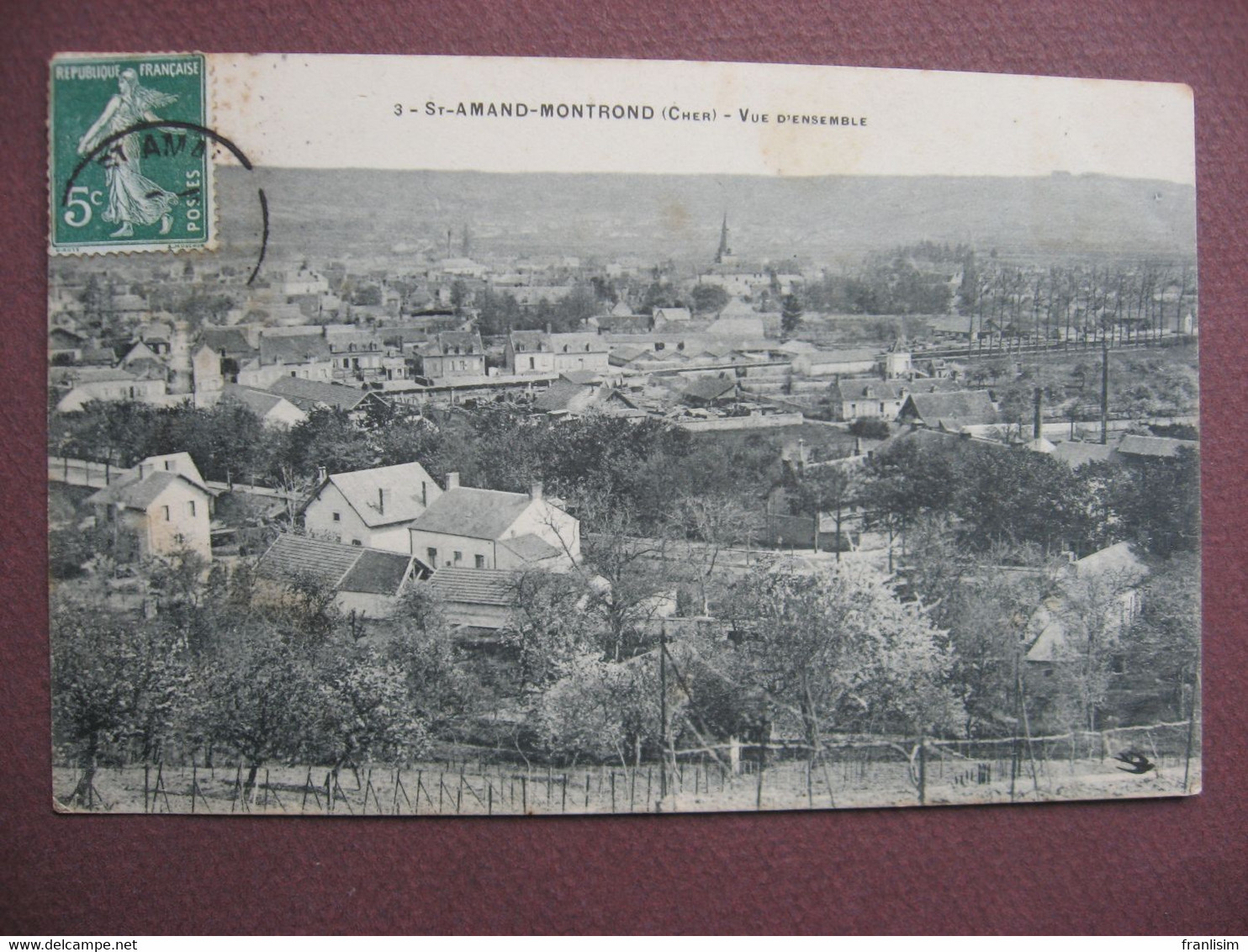 CPA 18 SAINT AMAND MONTROND Vue D'Ensemble 1909 - Saint-Amand-Montrond