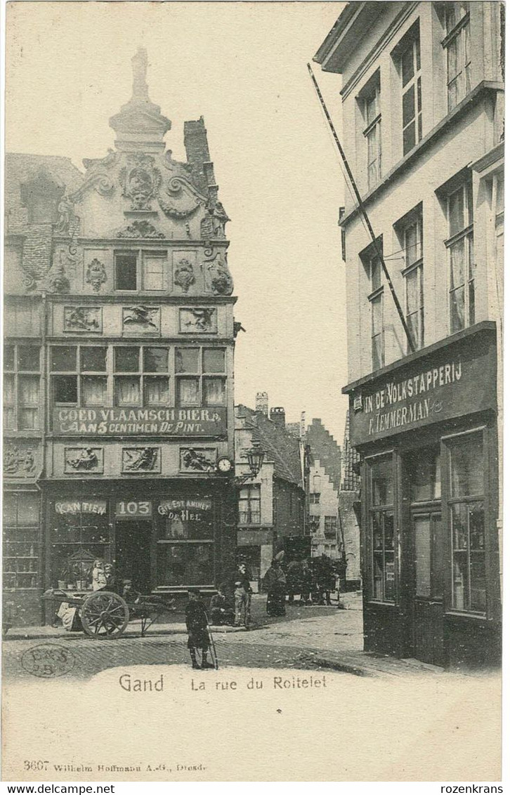 Gand Gent La Rue Du Roitelet Kraanlei Hoek Rodekoningstraat En Zuivelbrugstraat Huis Van Jan Palfijn (zeer Goede Staat) - Gent