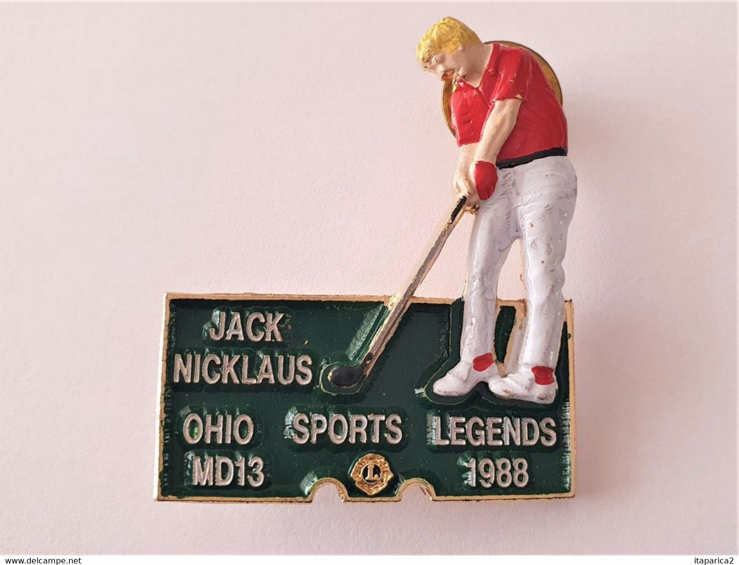 Pins Golf Jack Nicklaus Ohio M D 13 Sports Légends 1988 / 33NAT - Golf