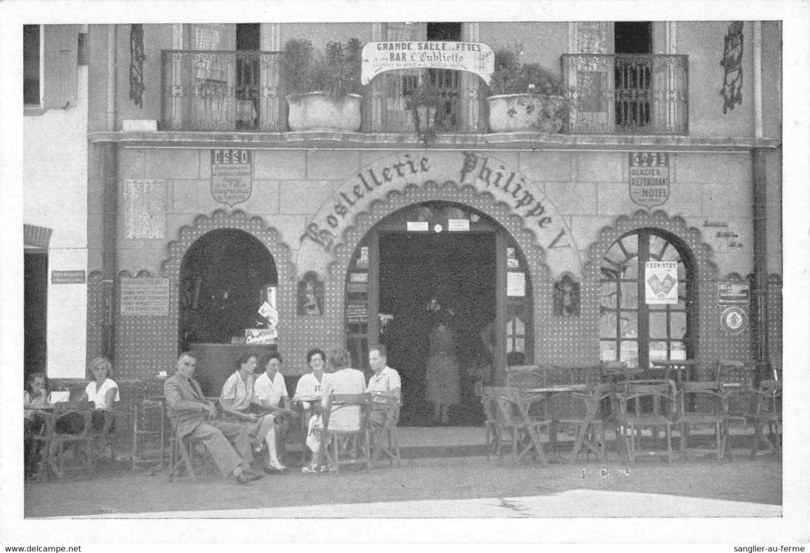 CPA 66 LE PERTHUS FRONTIERE D'ESPAGNE HOSTELLERIE PHILIPPE V A COTE DES DOUANES FRANCAISES - Autres & Non Classés