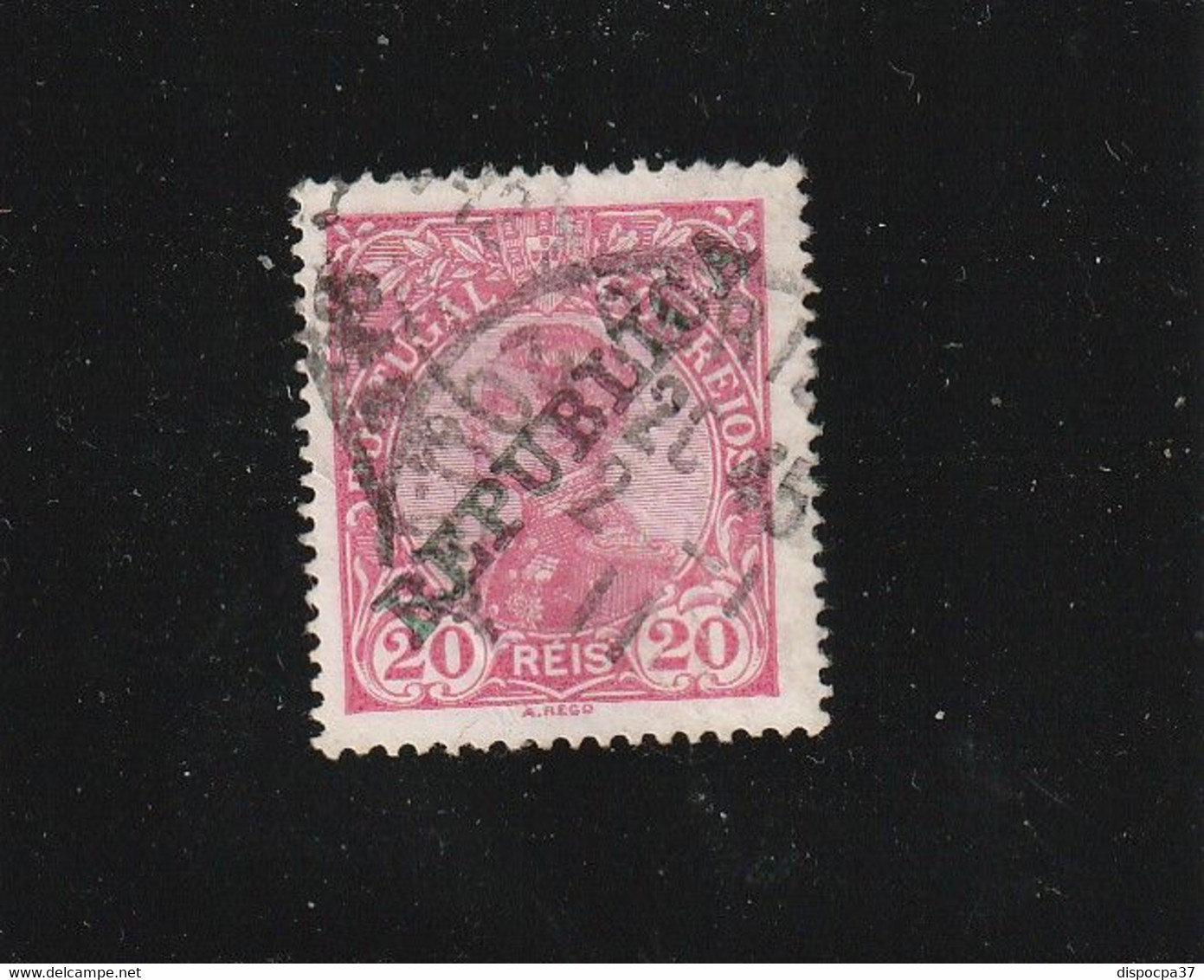 TIMBRE PORTUGAL  N° 172   OBLITÉRÉS Surcharge Républica CACHET ROND D'EPOQUE  - REF MS - - Usati