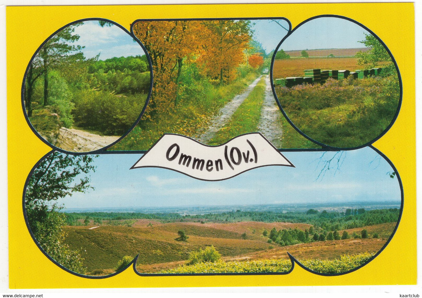 Ommen - (Overijssel, Nederland) - Nr. L 4393S - Natuur, Bijenkasten, Heide - Ommen