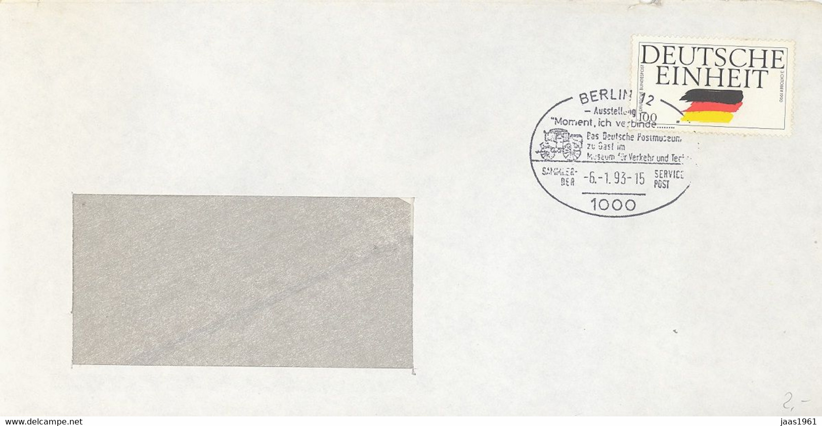 GERMANY. POSTMARK BERLIN. 1993 - Machines à Affranchir (EMA)