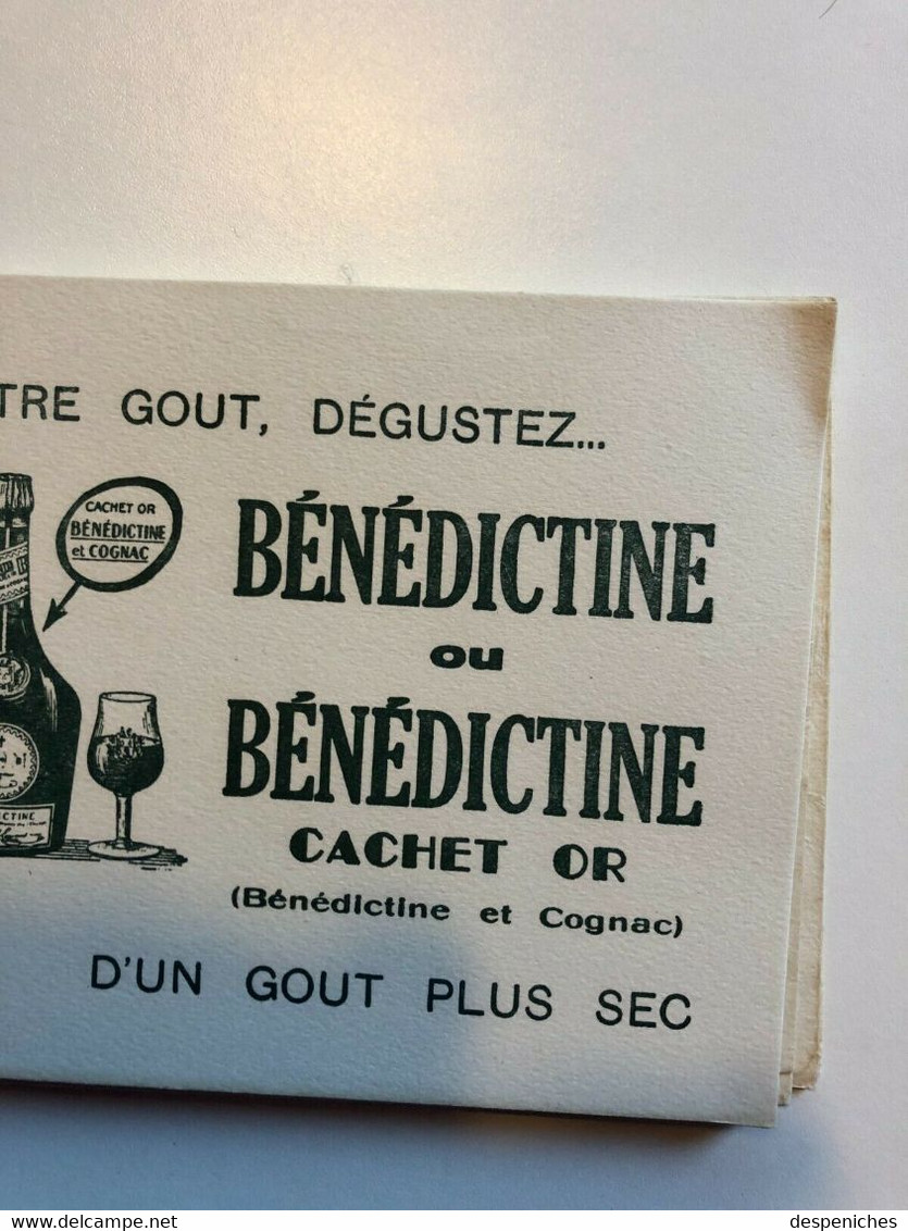 Buvard Publicitaire Vintage Bénédictine 22cm X 14cm - Liqueur & Bière