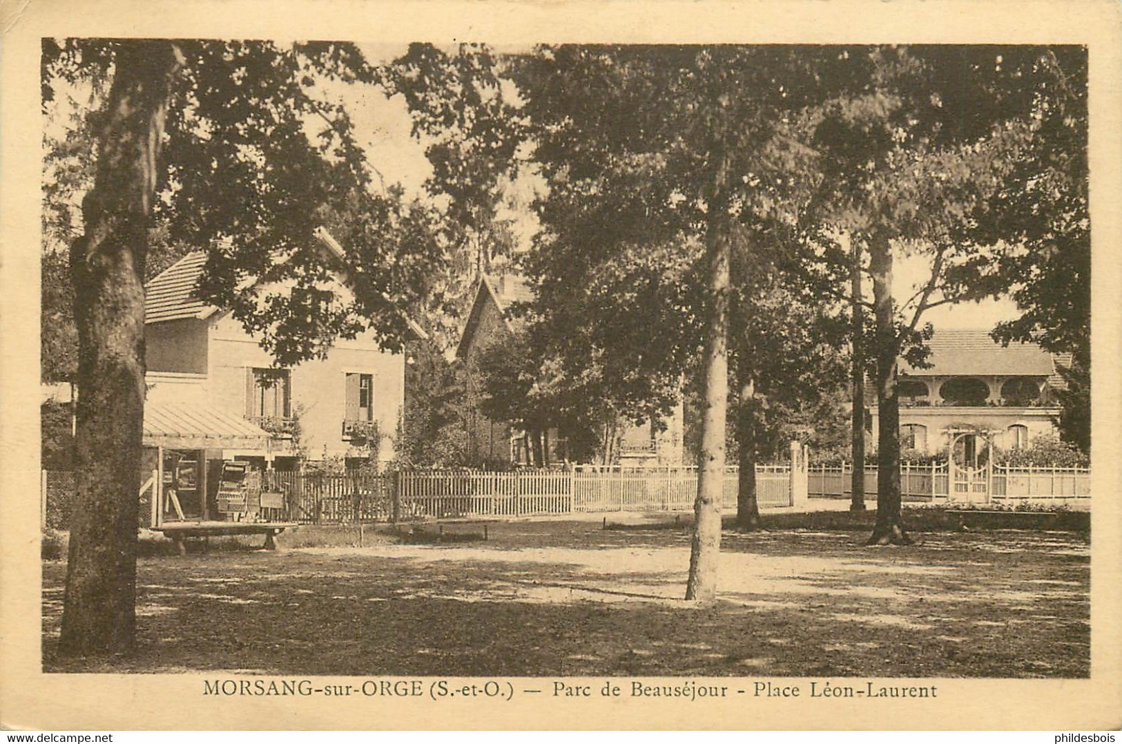 ESSONNE  MORSANG SUR ORGE Parc De Beausejour Place Léon Laurent - Morsang Sur Orge